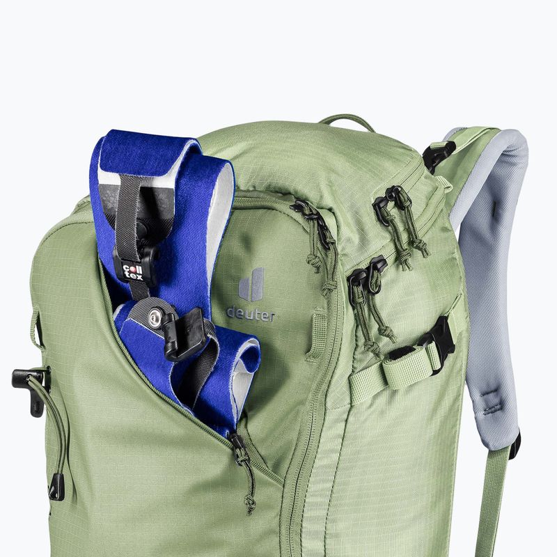 Dámsky lyžiarsky batoh Deuter Freerider Pro 32+ l  grove/mineral 14
