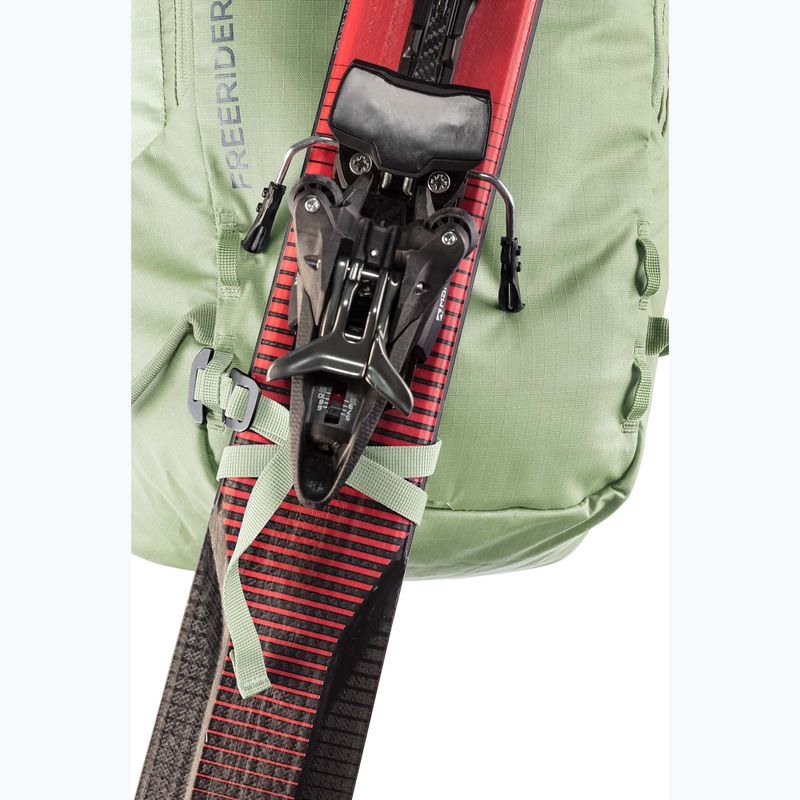 Dámsky lyžiarsky batoh Deuter Freerider Pro 32+ l  grove/mineral 17