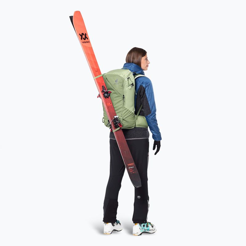Dámsky lyžiarsky batoh Deuter Freerider Pro 32+ l  grove/mineral 19