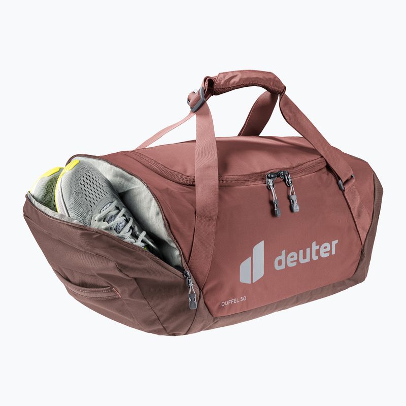 Deuter Duffel 50 l caspia/raisin travel bag 7