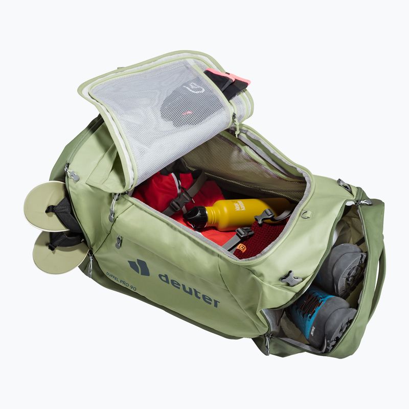 Cestovná taška Deuter Duffel Pro 90 l mineral/ grove 8