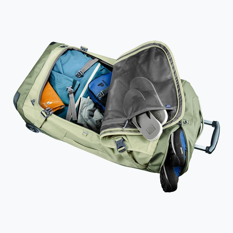 Cestovný kufor deuter Duffel Pro Movo 90 l mineral/grove 10