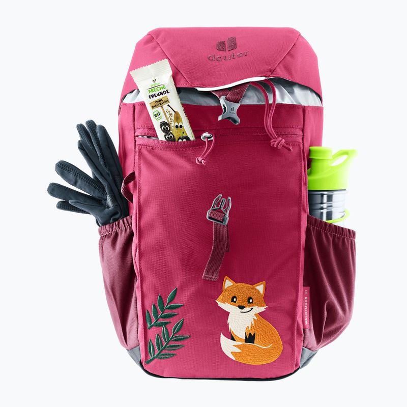 Detský batohDeuter Waldfuchs 10 l ruby/ maron 8