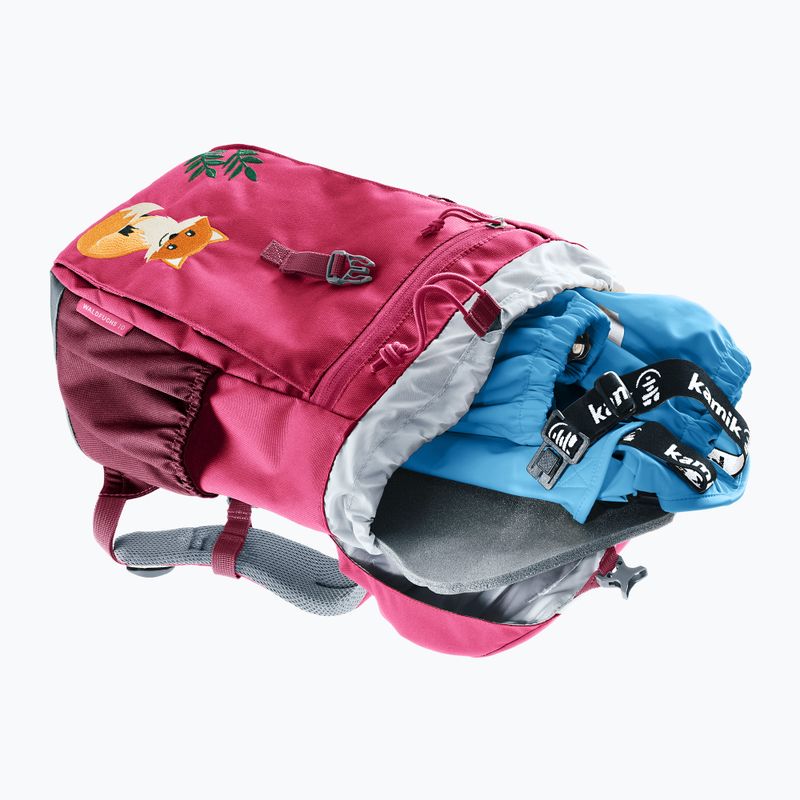 Detský batohDeuter Waldfuchs 10 l ruby/ maron 9