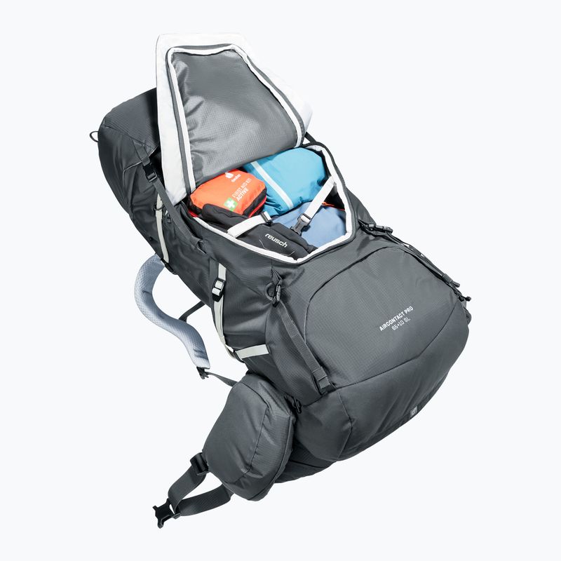 Dámsky trekingový plecniak deuter Aircontact Pro 65 + 10 l SL graphite 6