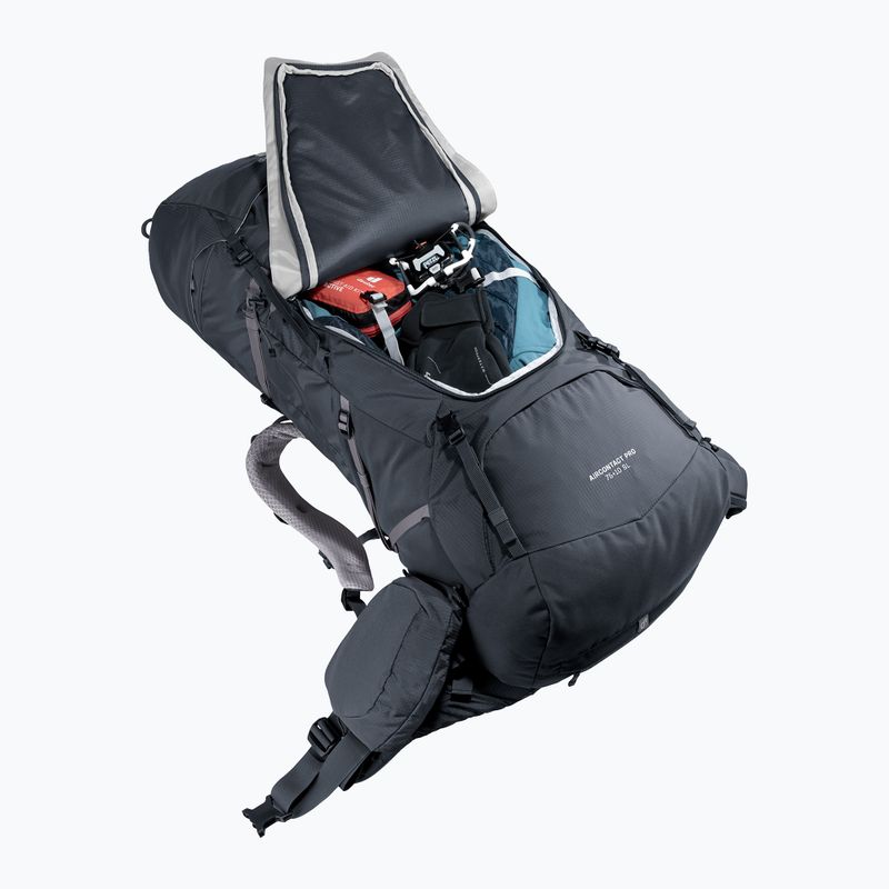 Deuter Aircontact Pro 85 + 10 l trekingový batoh čierny 7