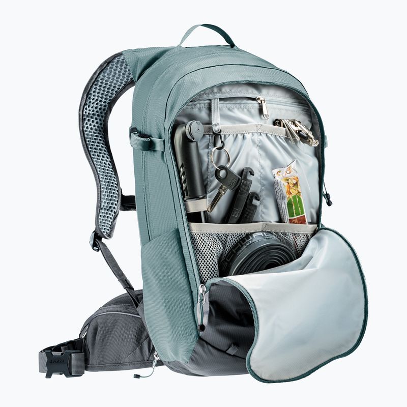 Dámsky cyklistický batoh deuter Compact 12 + 3 SL graphite/shale 13