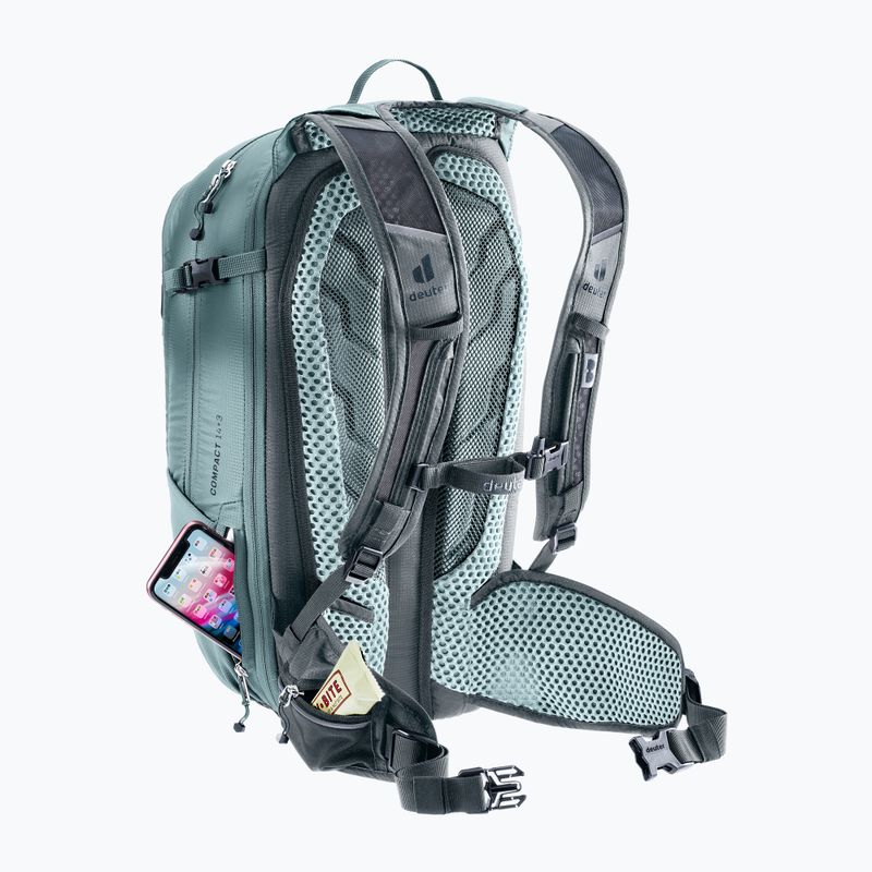 Cyklistický batoh deuter Compact 14 + 3 l graphite/shale 12