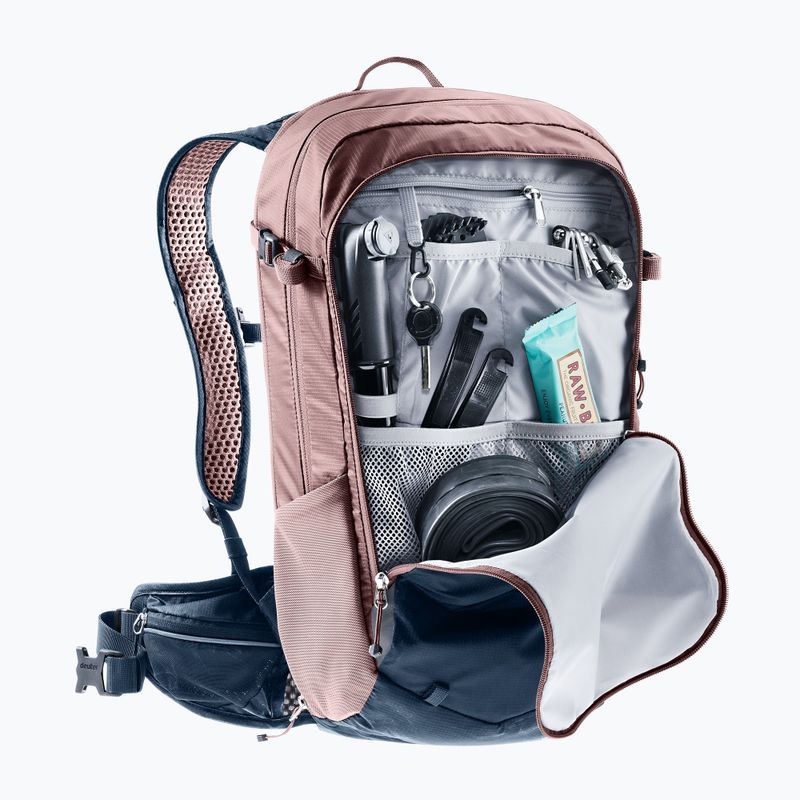 Cyklistický batoh deuter Compact 14 + 3 l ink/ashrose 12