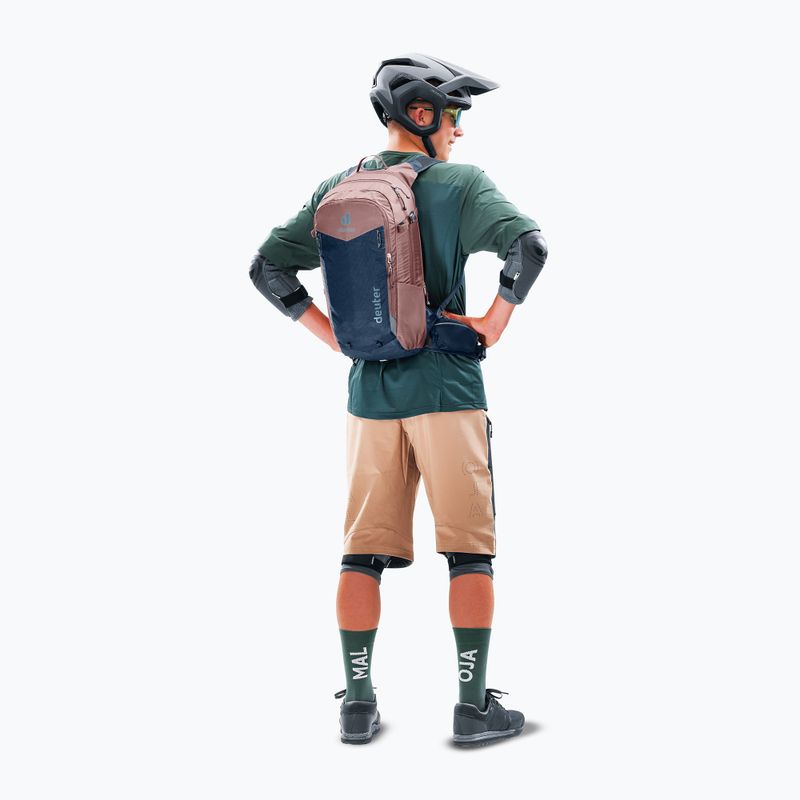 Cyklistický batoh deuter Compact 14 + 3 l ink/ashrose 13