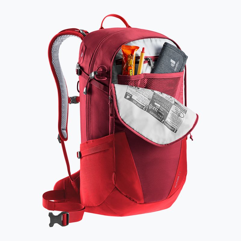 Turistický batoh Deuter Futura 23 l masala-cherry 6
