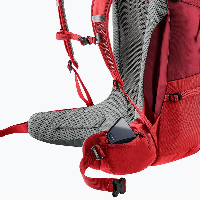 Turistický batoh Deuter Futura 27 l masala-cherry 13