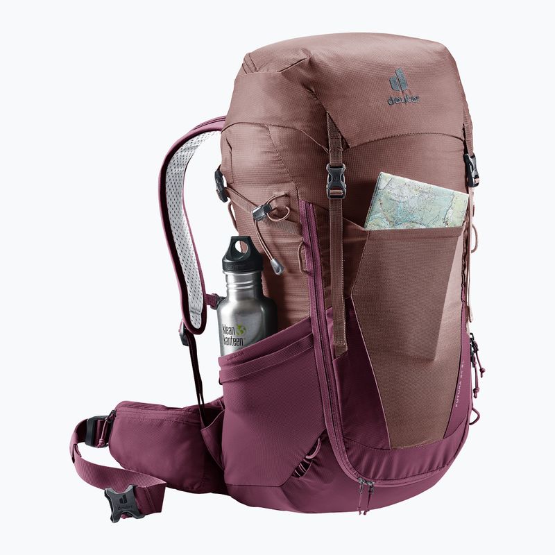 Turistický batoh deuter Futura 24 l SL ashrose/cassis 7