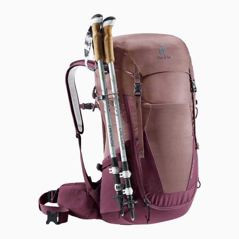 Turistický batoh deuter Futura 24 l SL ashrose/cassis 9