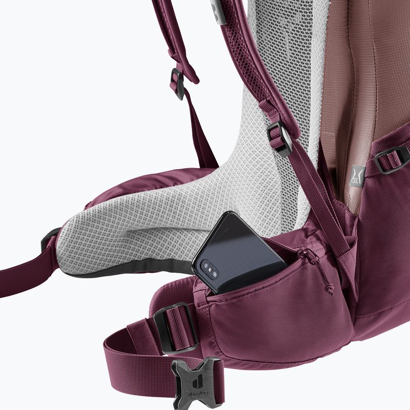 Turistický batoh deuter Futura 24 l SL ashrose/cassis 12