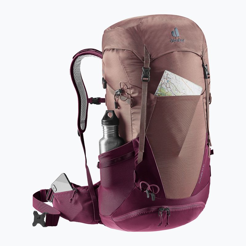 Dámsky turistický batoh deuter Futura 30 l SL ashrose-cassis 5