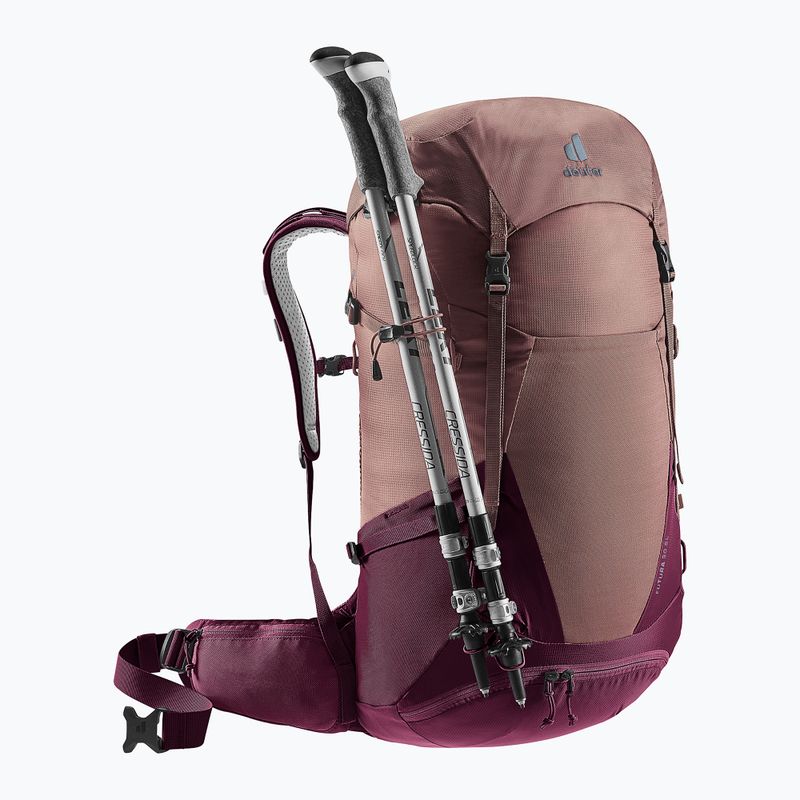 Dámsky turistický batoh deuter Futura 30 l SL ashrose-cassis 6