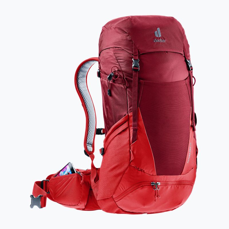 Turistički ruksak deuter Futura Pro 36 l masala/cherry 2