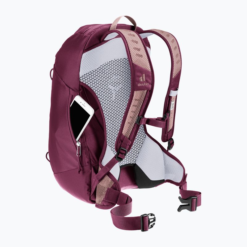 Dámsky turistický ruksak deuter AC Lite 15 l SL ashrose-cassis 12