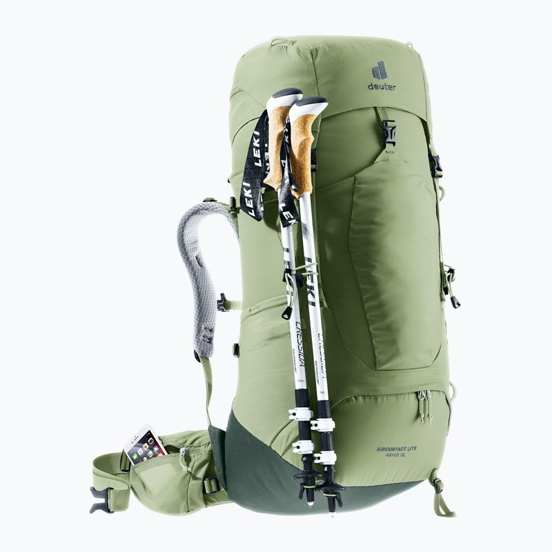 Dámsky trekingový batoh deuter Aircontact Lite 45 + 10 SL grove/ivy 8