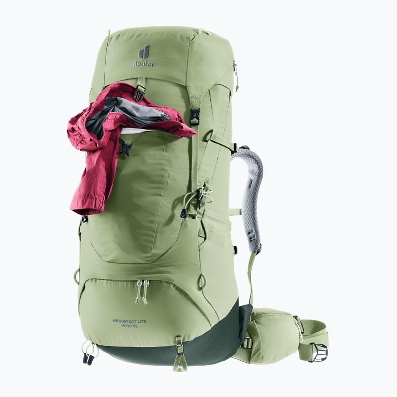 Dámsky trekingový batoh deuter Aircontact Lite 45 + 10 SL grove/ivy 9