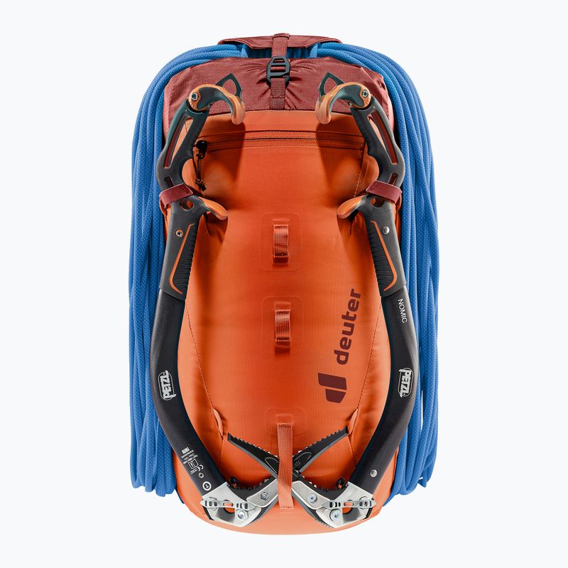 Dámsky lezecký batoh deuter Guide 22 l SL papaya-redwood 7