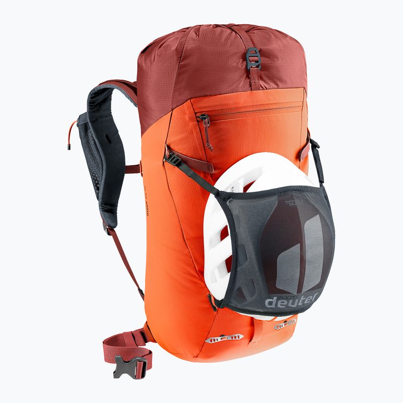 Dámsky lezecký batoh deuter Guide 22 l SL papaya-redwood 9