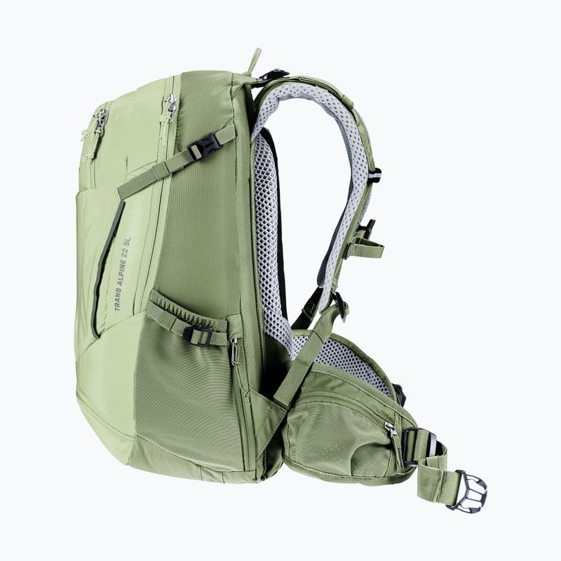 Dámsky cyklistický batoh deuter Trans Alpine 22 l SL mineral/grove 7