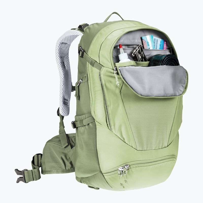 Dámsky cyklistický batoh deuter Trans Alpine 22 l SL mineral/grove 9