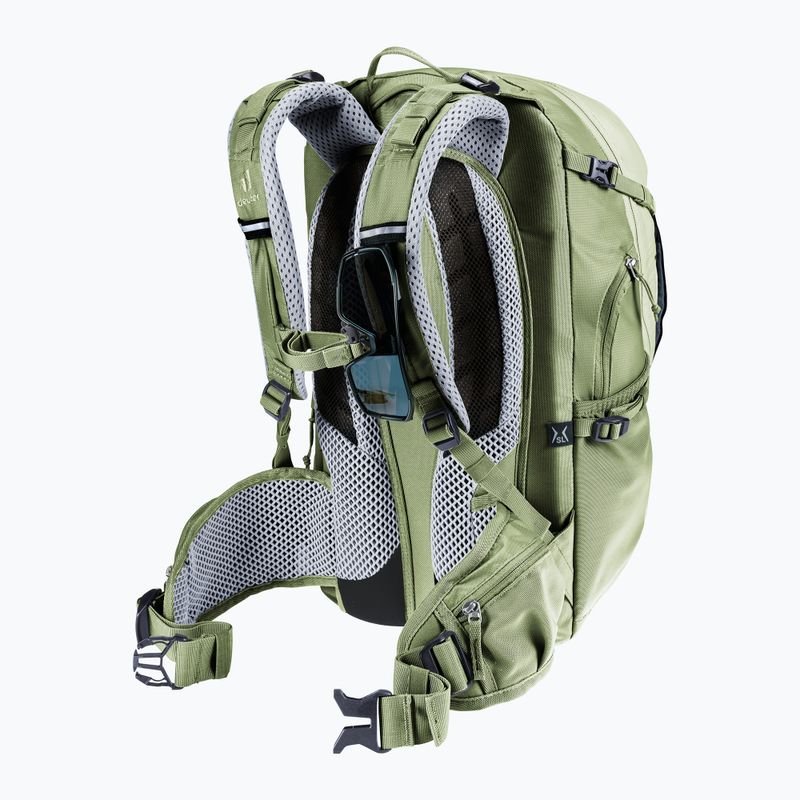 Dámsky cyklistický batoh deuter Trans Alpine 22 l SL mineral/grove 12