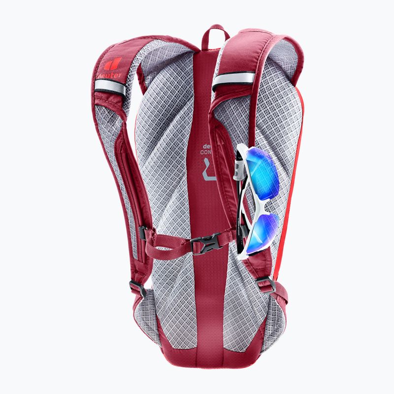 Cyklistický batoh deuter Road One 5 l  cherry/masala 3