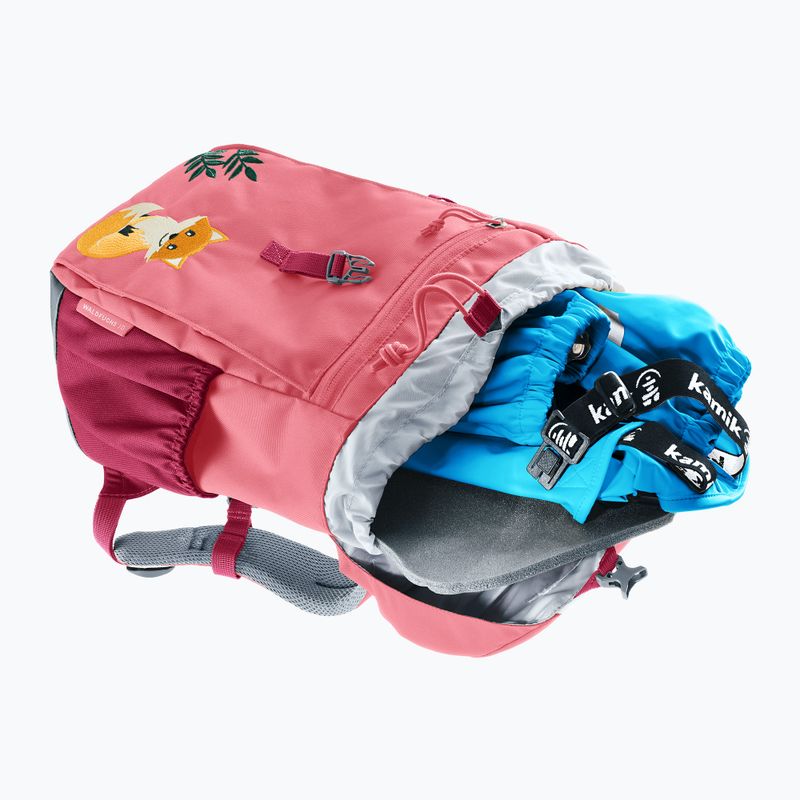 Detský turistický batoh deuter Waldfuchs 10 l dahlia/raspberry 10