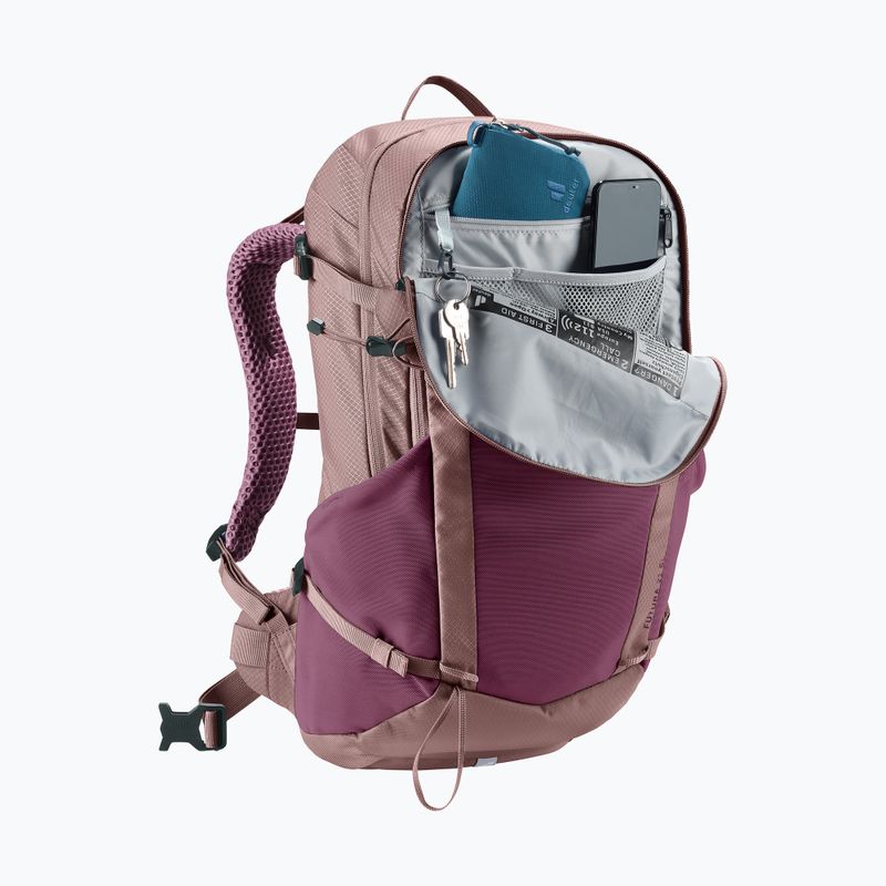 Turistický batoh deuter Futura 21 l SL cassis/ashrose 10