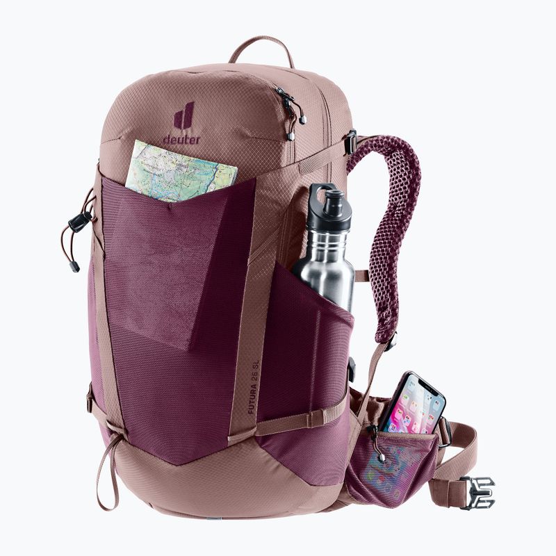 Turistický batoh deuter Futura 25 l SL cassis/ashrose 6