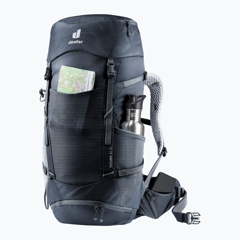 Dámsky turistický batoh deuter Futura 30 l SL black 9
