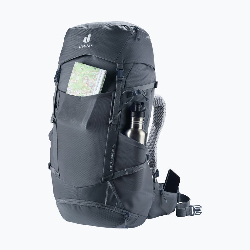 Turistický batoh deuter Futura Pro 34 l SL black 9