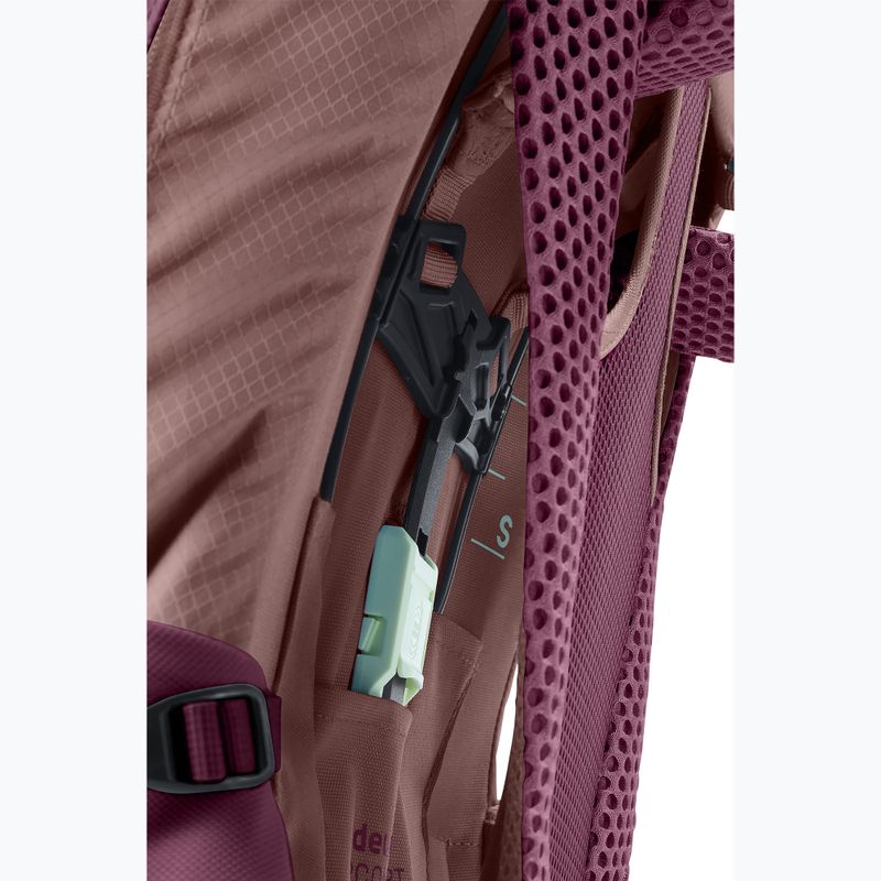 Turistický batoh deuter Futura Pro 34 l SL cassis/ashrose 11
