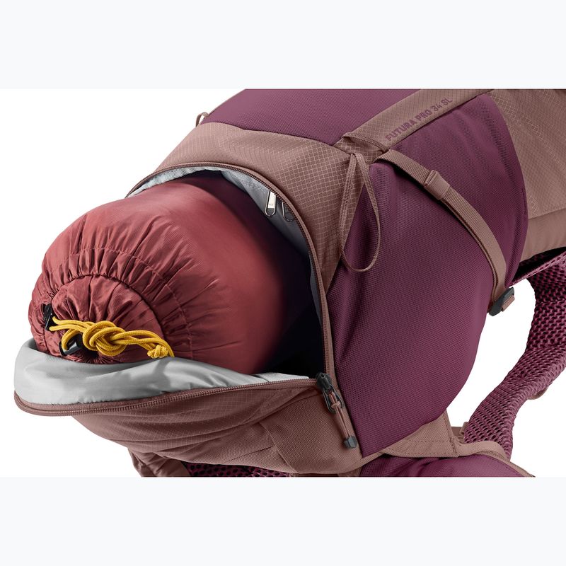 Turistický batoh deuter Futura Pro 34 l SL cassis/ashrose 12