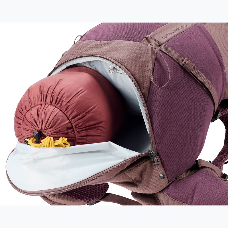 Turistický batoh deuter Futura Pro 38 l SL cassis/ashrose 12