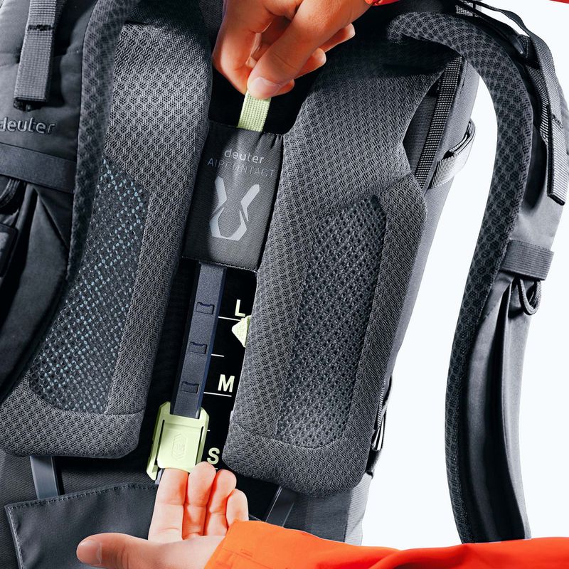 Turistický batoh deuter Aircontact Core 50 + 10 l black 9