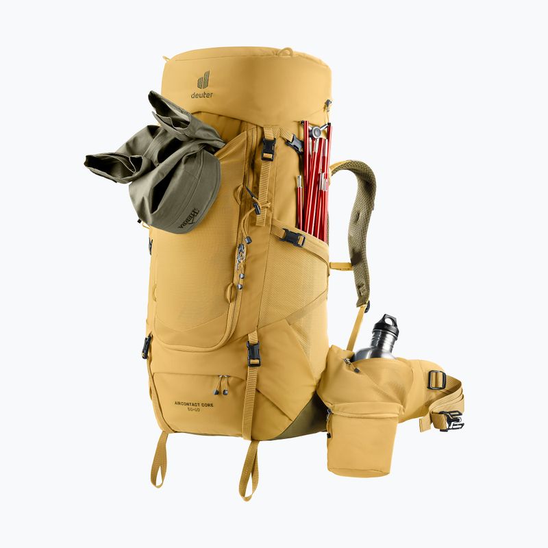 Turistický batoh deuter Aircontact Core 50 + 10 l savanna/nori 7