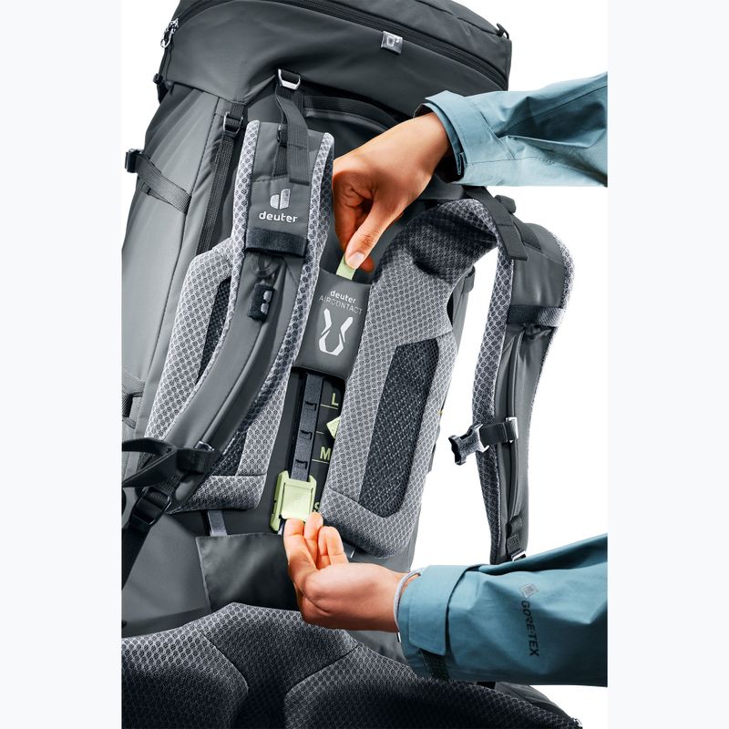 Turistický batoh deuter Aircontact Core 55 + 10 l SL graphite 13