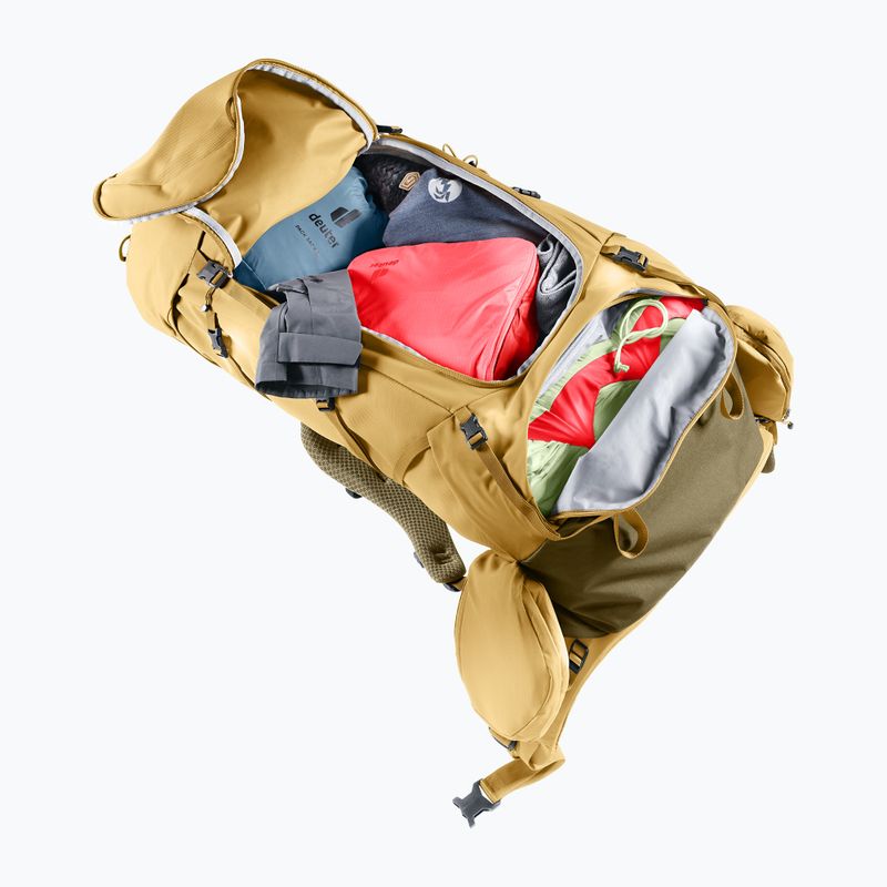 Turistický batoh deuter Aircontact Core 55 + 10 l SL savanna/nori 9