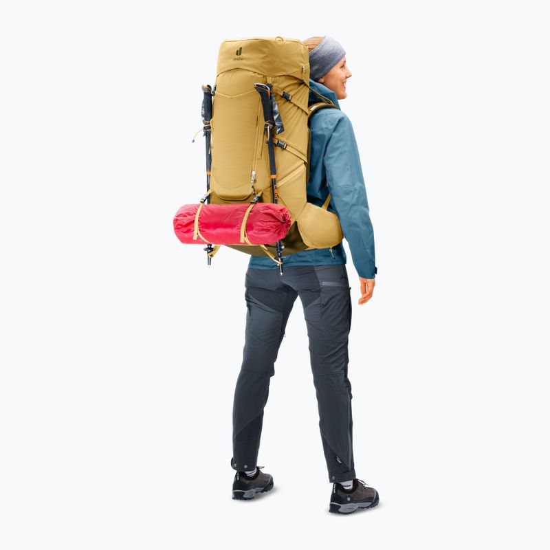 Dámsky trekingový batoh deuter Aircontact Core 55 + 10 l SL savanna/nori 13