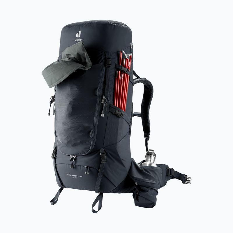 Turistický batoh deuter Aircontact Core 60 + 10 l black 7
