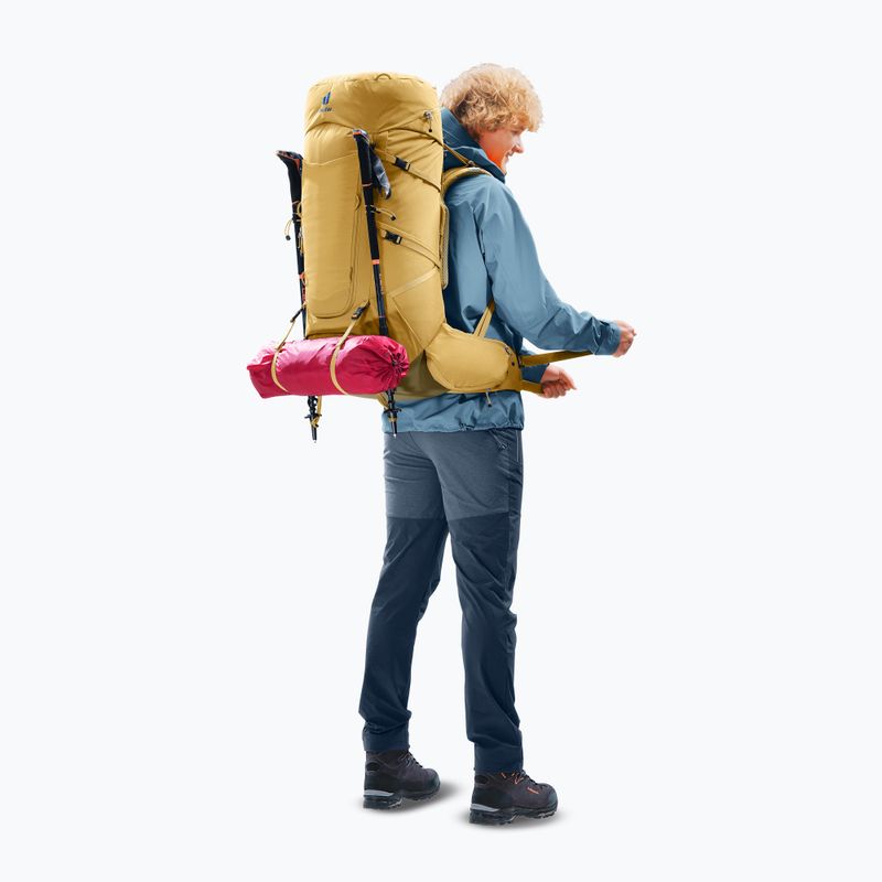 Turistický batoh deuter Aircontact Core 60 + 10 l savanna/nori 14