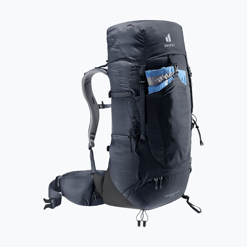 Turistický batoh deuter Aircontact Lite 40 + 10 l black/graphite 9