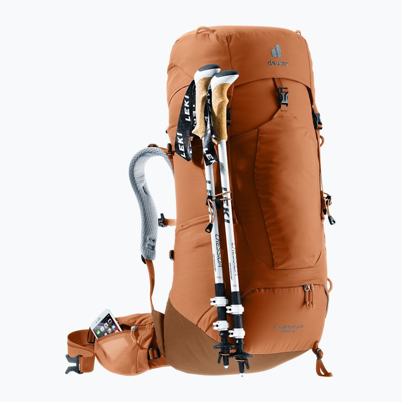 Dámsky trekingový batoh deuter Aircontact Lite 45 + 10 l SL pecan/mocha 7