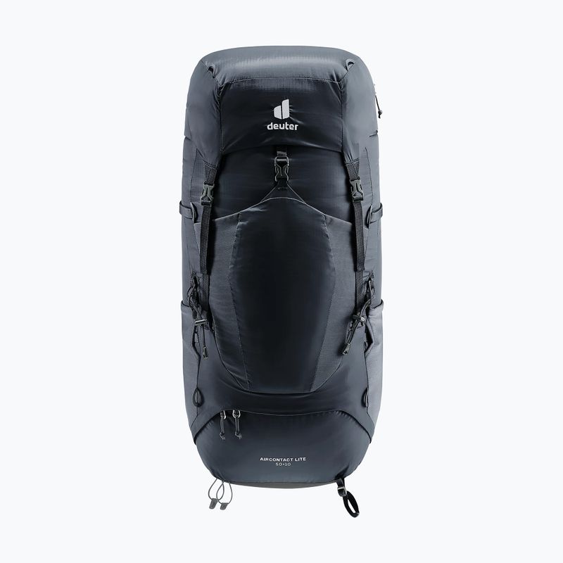 Turistický batoh deuter Aircontact Lite 50 + 10 l black/graphite