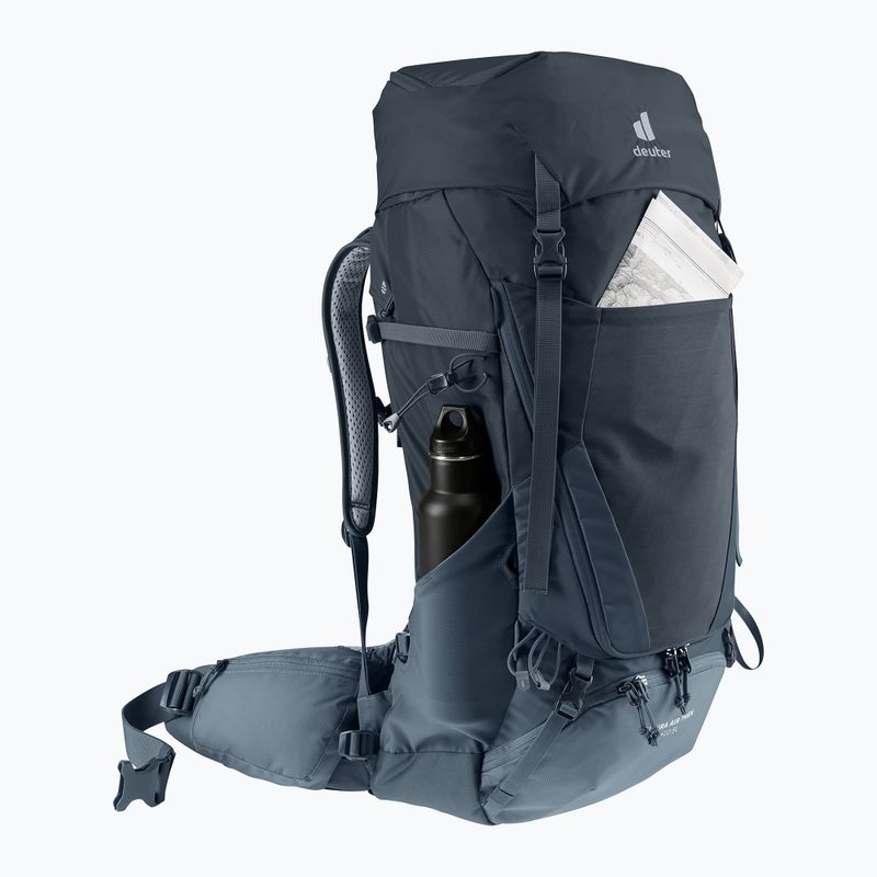 Turistický batoh deuter Aircontact Lite 50 + 10 l black/graphite 8